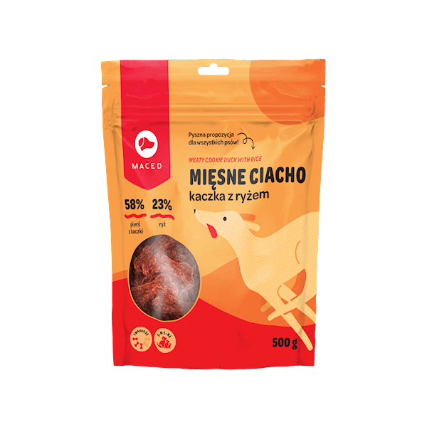 SM MIĘSNE CIACHO KACZKA Z RYŻEM 500g