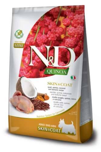 N&D Dog Quinoa Skin&Coat Quail,coconut mini 800 gr