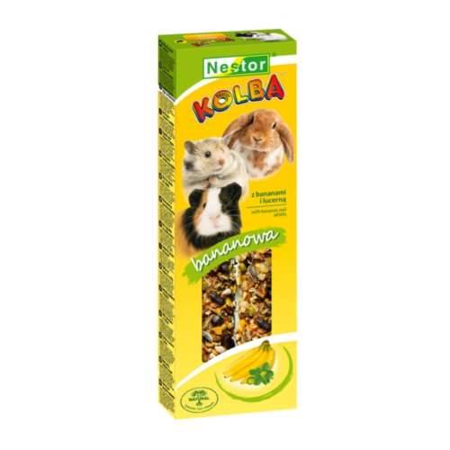 KOLBA GRYZOŃ I KRÓLIK Z BANANAMI I LUCERNĄ 115gr