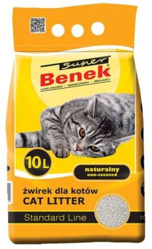 Żwirek Super Benek STANDARD NATURALNY 10 L