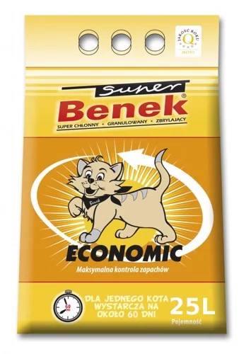 Żwirek dla kota Super Benek ECONOMIC 25 L