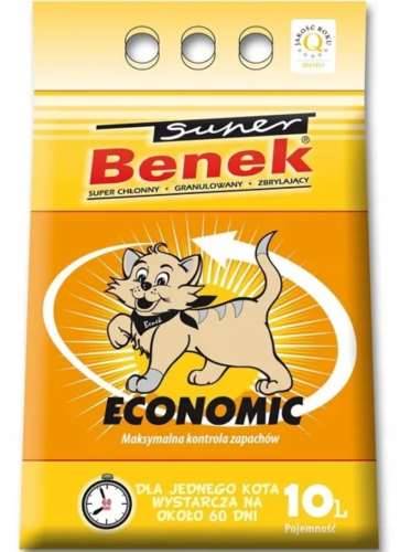 Żwirek dla kota Super Benek ECONOMIC 10 L