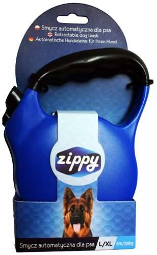 ZIPPY Smycz dla psa automat basic niebieska L/XL
