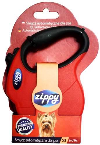 ZIPPY Smycz dla psa automat basic różowa XS