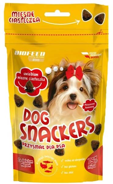 DOG SNACKERS 90g - MIĘSNE CIASTECZKA dla psów