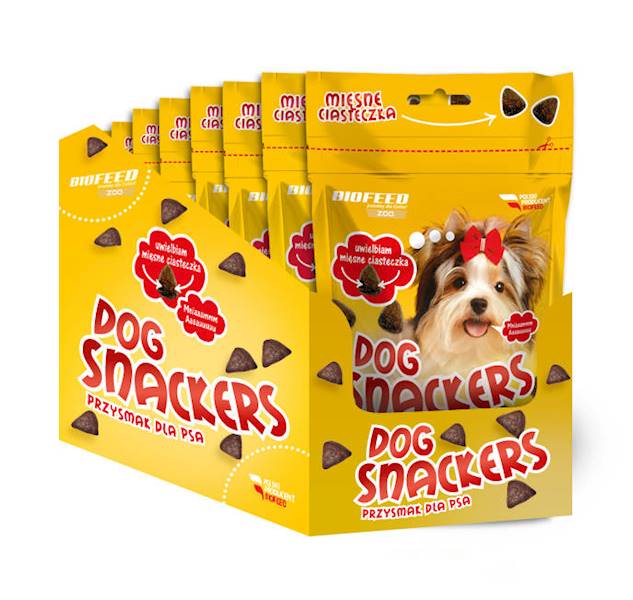 DOG SNACKERS 90g - MIĘSNE CIASTECZKA dla psów