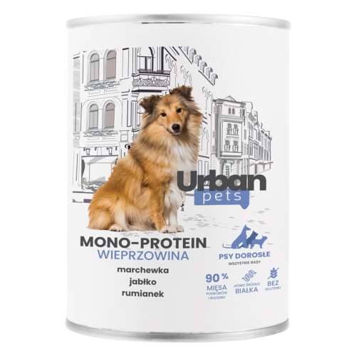 Karma mokra Urban Pets Mono Protein wieprzowi 800g