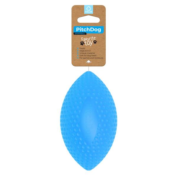 PitchDog piłka sportowa, średnica 9 cm niebieski