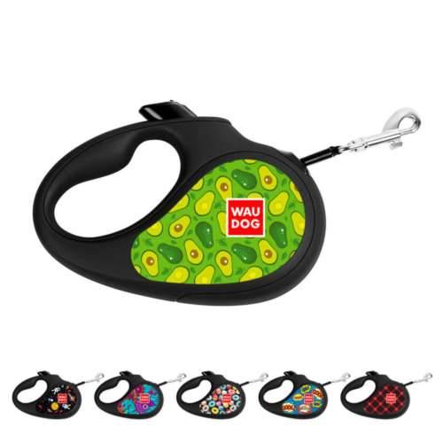 WAUDOG smycz automat. "Awokado" XS, do 12 kg, 3 m