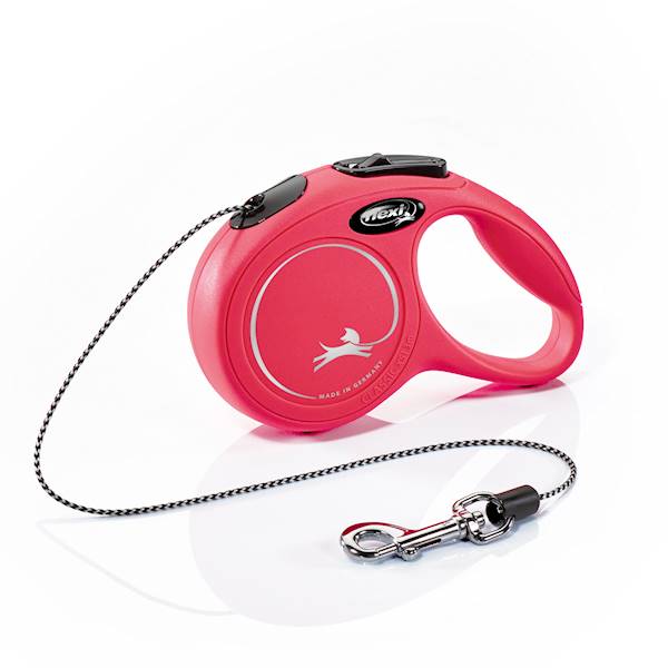 Smycz Flexi Classic linka XS 3m 8kg różowa