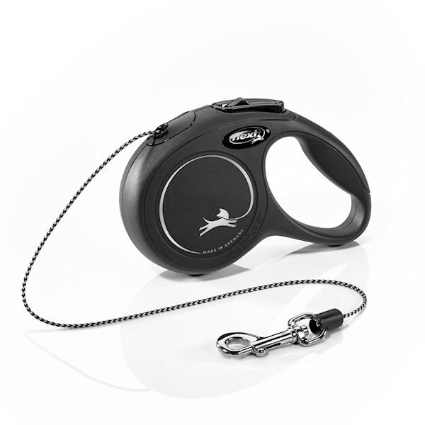 Smycz Flexi Classic linka XS 3m 8kg czarna