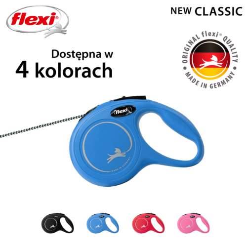 Smycz Flexi Classic linka XS 3m 8kg niebieska