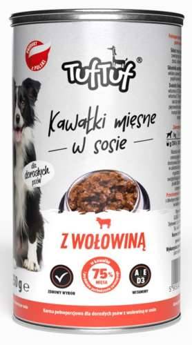 TUF TUF puszka bogata w wołowinę 1250 gram