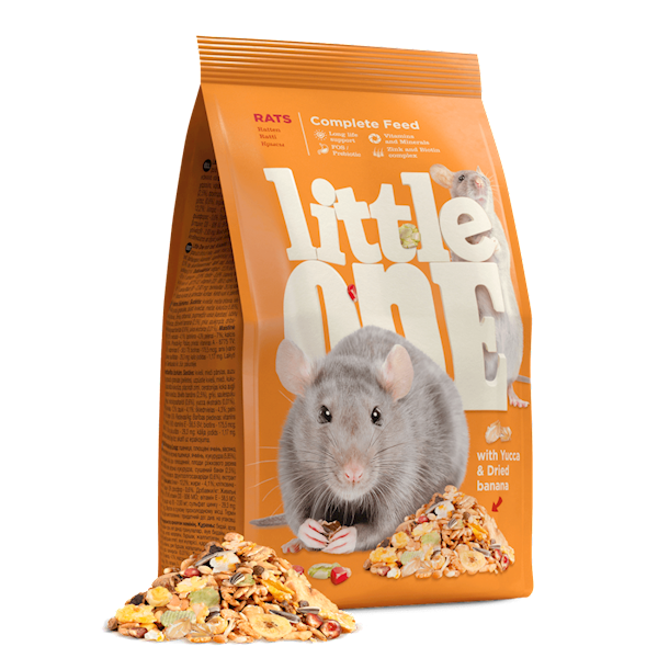 Little One pokarm dla szczurów juka i banan 400g