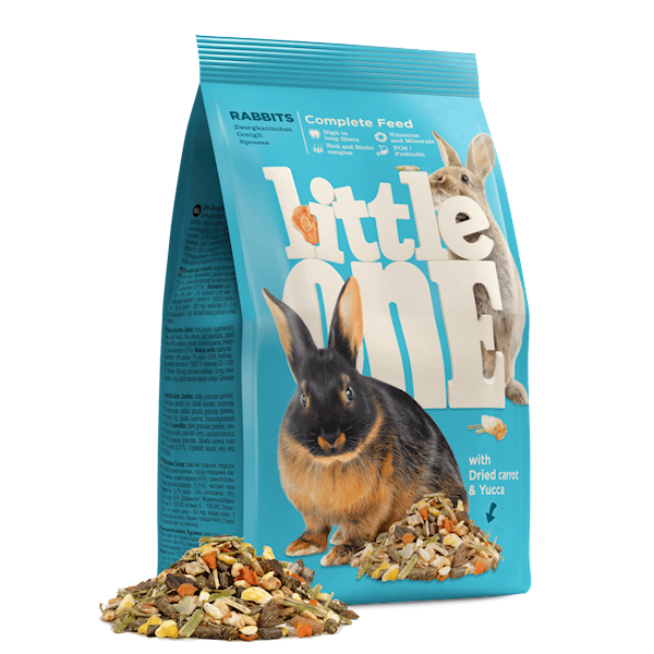 Little One dla królików z suszoną marchewką 400g