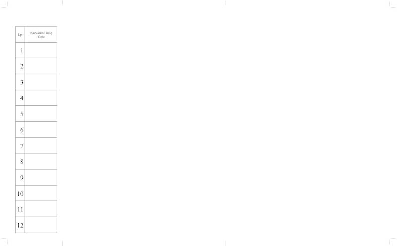 Dziennik zajęć zespołu korekcyjno-wyrównawczego