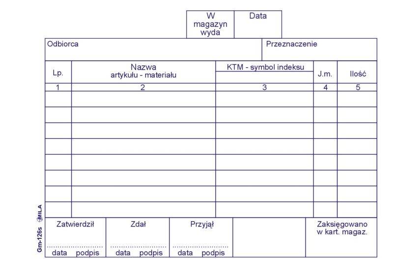 Magazyn Wyda A6/80k./samokop.