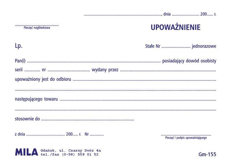 Upoważnienie /samokopia/80k.