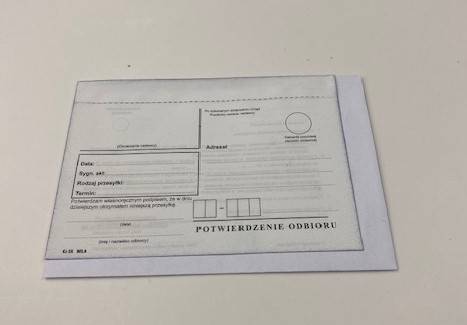 Koperta zwrotna samokopiująca KZ-SK