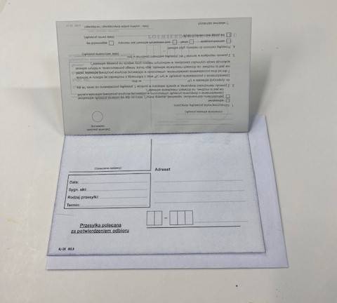 Koperta zwrotna samokopiująca KZ-SK