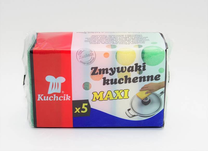 Zmywak gąbka kuchennyMAXI /5szt./
