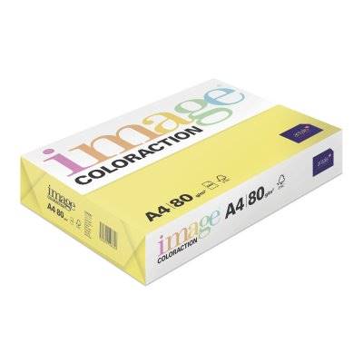 Papier ksero A4 kolor CYTRYNOWY CANARY 80g 500ark.