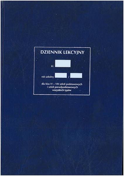 Dziennik lekcyjny kl. IV÷VIII i ponadpodst. 8 godz