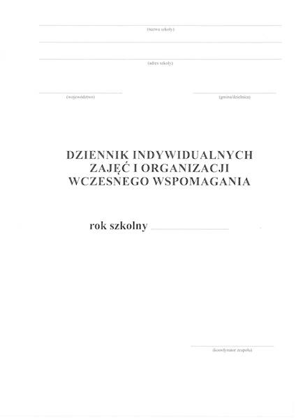 Dziennik ind.zaj.i org.wczesnego wspomagania