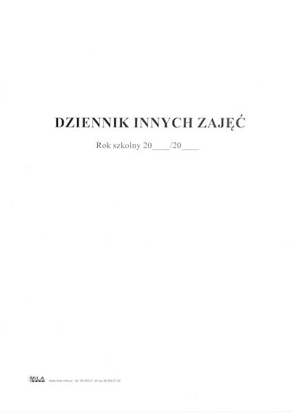 Dziennik innych zajęć