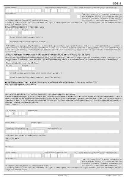Wniosek o ustalenie pr.do św. ''Dobry Start" 16.06