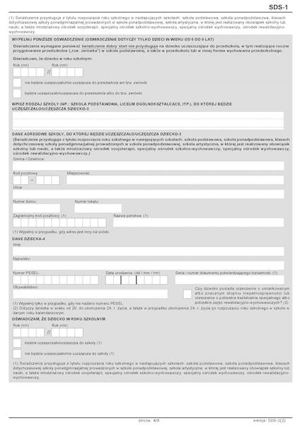 Wniosek o ustalenie pr.do św. ''Dobry Start" 16.06