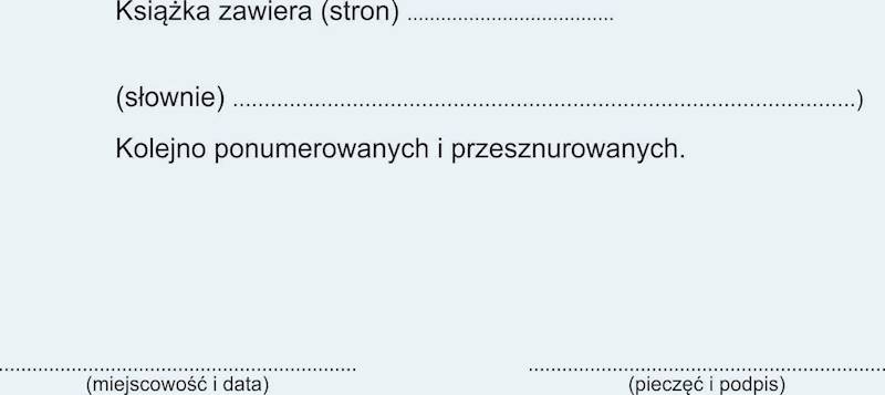 MP-17/1 Książka ewidencji przedmiotów przeznaczony