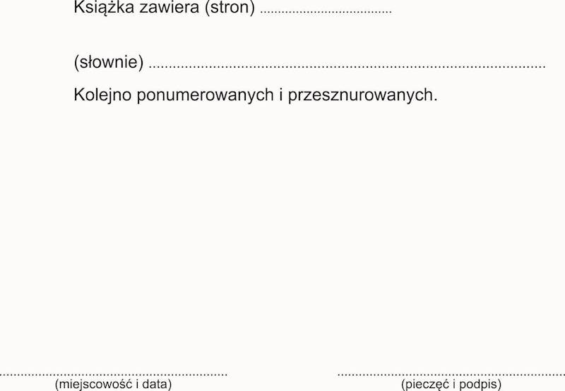 MP-14 Książka służby dyżurnego straży miejskiej 