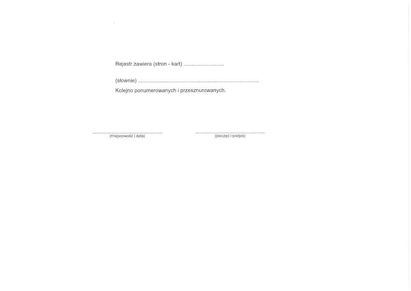 MP-6 Rejestr spraw o wykroczenia 
