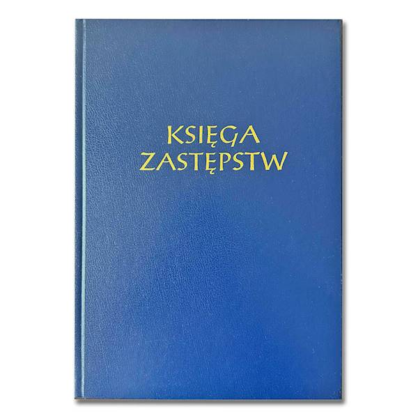 Księga zastępstw MEN-I/16 KZAS 200 k. A4