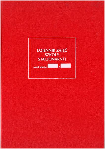 Dziennik zajęć szkoły stacjonarnej MEN-I/4