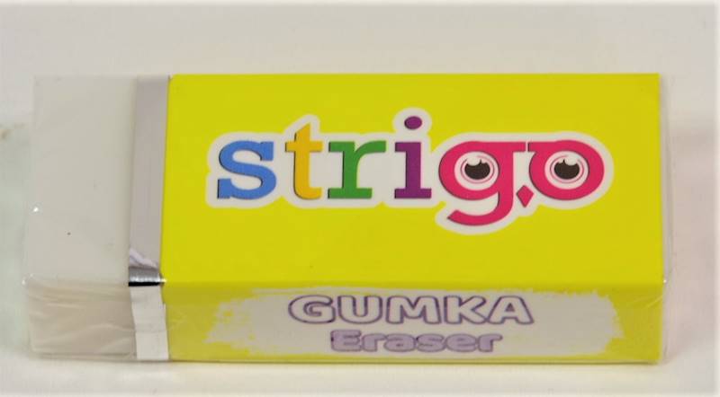 Gumka STRIGO biała