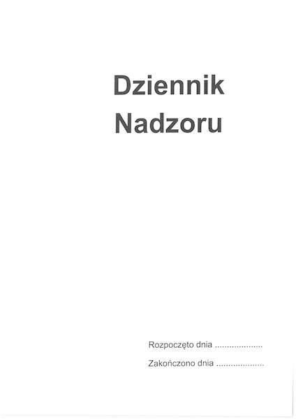 Dziennik nadzoru hodowlanego A-4 /150k