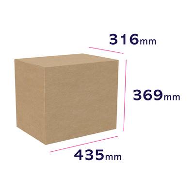 Pudło z tektury falistej 435 x 316 x 369