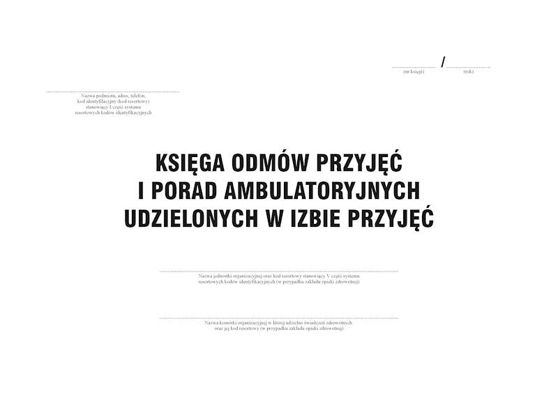 Książka odmów A4 100k. tw. opr.