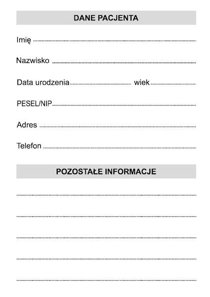 Dzienniczek samokontroli diabetyka DSD A6 16k.
