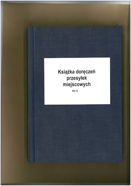 Książka doręczeń przesylek miejscowych A-5 100k t.