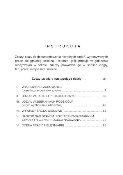 Dokumentacja pracy środ. piel.i szk. Mz/Hsz-10