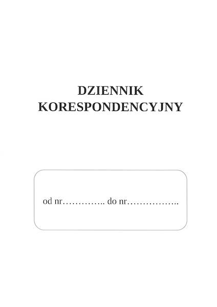 Dziennik korespondencyjny  DKP-200