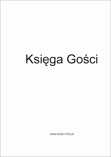 Księga gości A4 100k.twarda oprawa