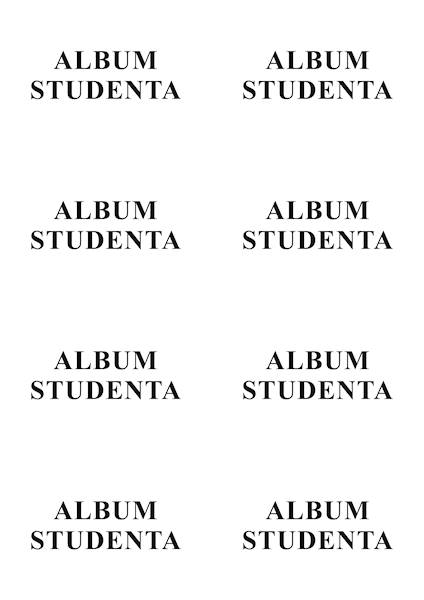 Album studenta A4 100k. twarda oprawa