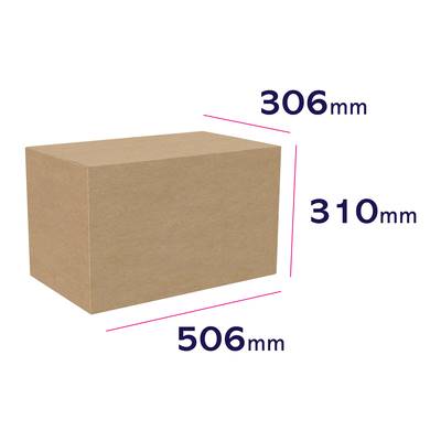 Pudło z tektury falistej 506x306x310 mm