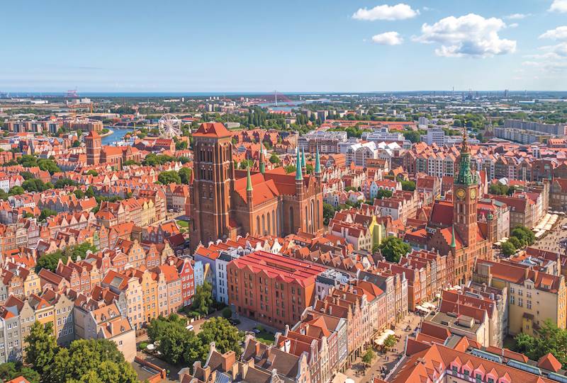 Kalendarz trójdzielny 2027 (9) GDAŃSK Z DRONA
