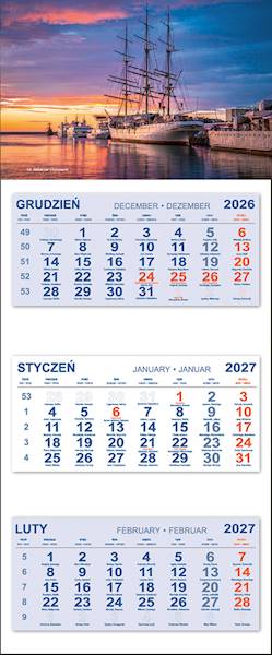 Kalendarz trójdzielny 2027 (14)  DAR POMORZA NOC