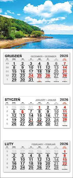 Kalendarz trójdzielny 2025 (16) GDYNIA KLIF